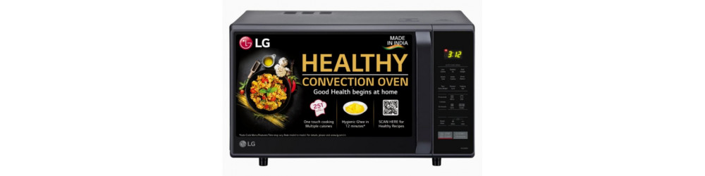 Microwave ovens: LG 28 L  Rs.11580 to Rs.12190